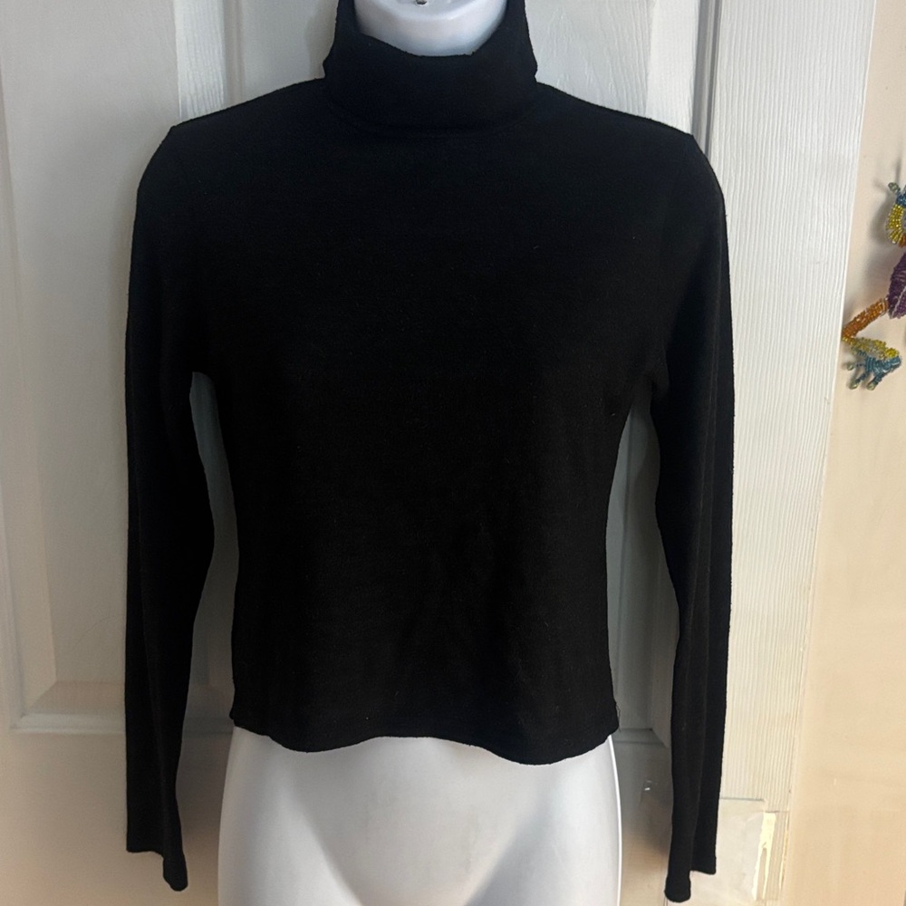Zara Black Turtleneck Sweater